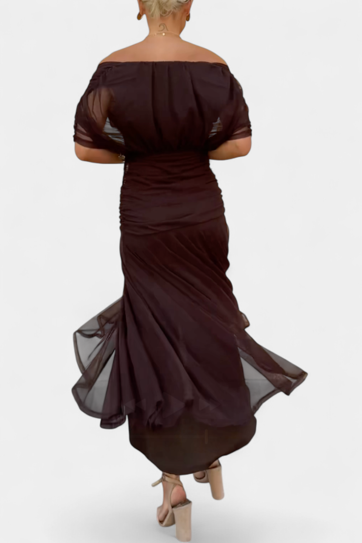Hannah – Elegantní Maxi Šaty s Květinovým Vzorem