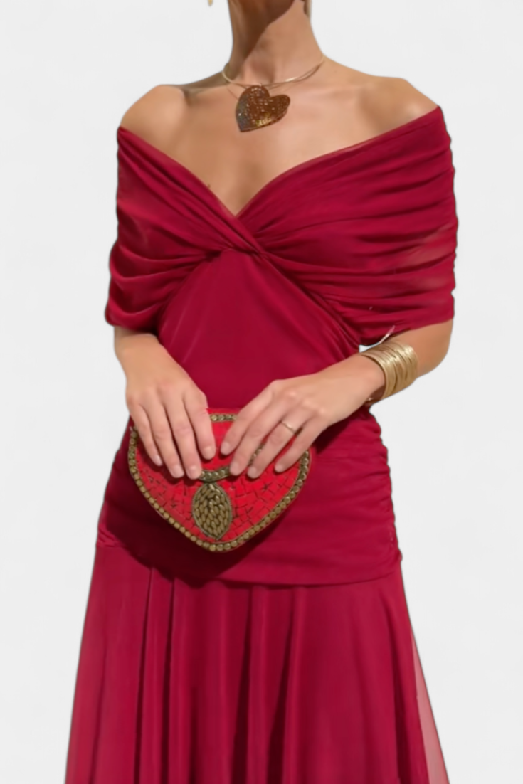 Hannah – Elegantní Maxi Šaty s Květinovým Vzorem