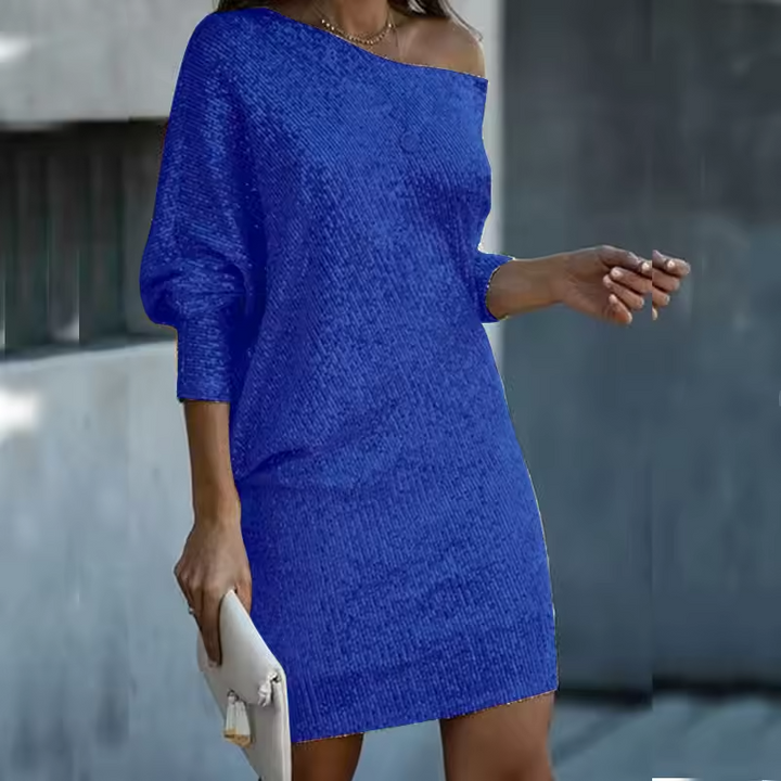 Elegantní Mini Šaty s Paillettes Bez Rukávů