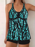 Jade - Tankini set s bublinkovým vzorem, který zakrývá břicho