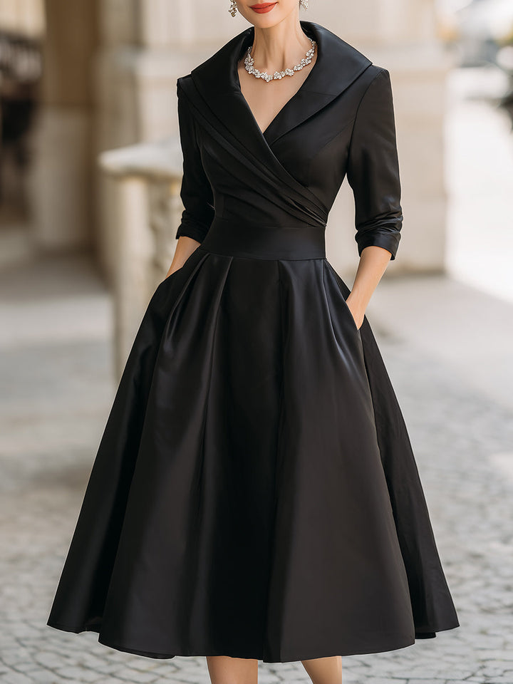 Clara – Elegantní Midi Šaty