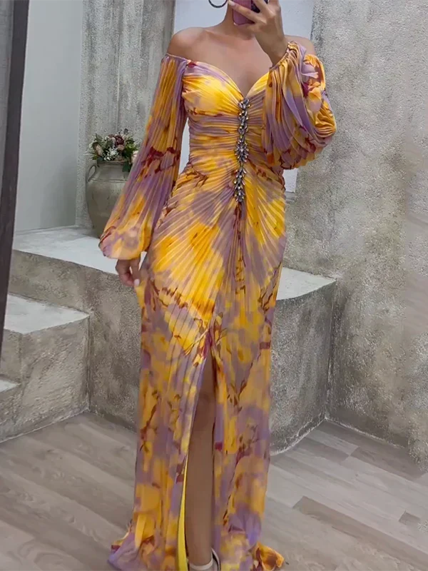 Maili Elegantní Maxi Šaty