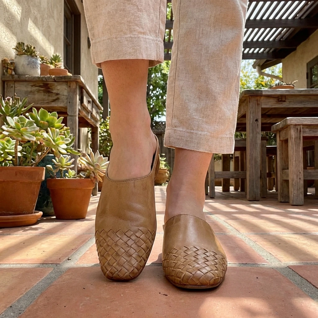 Velmirae | Woven Slip-On Slides pro pohodlné každodenní nošení