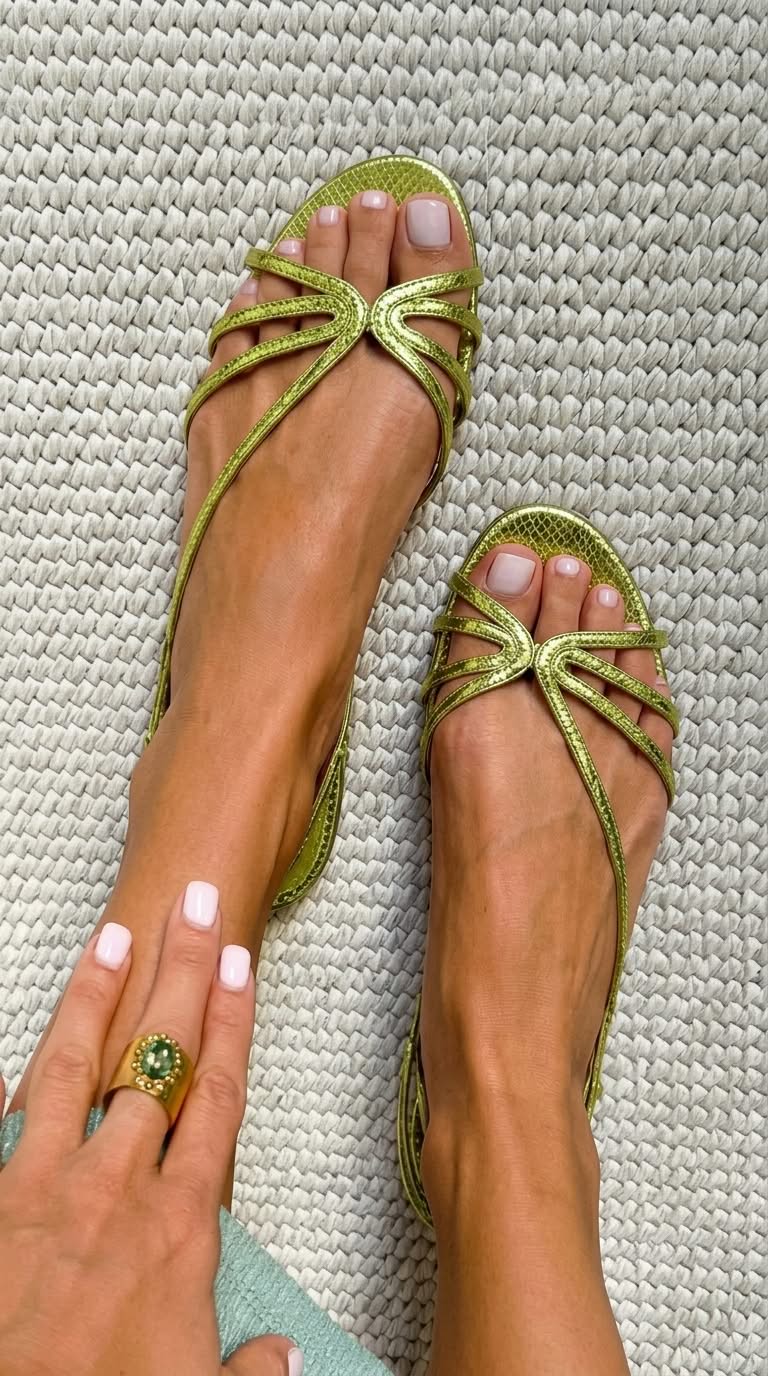 Ginevra | Zlatá letní elegance sandál