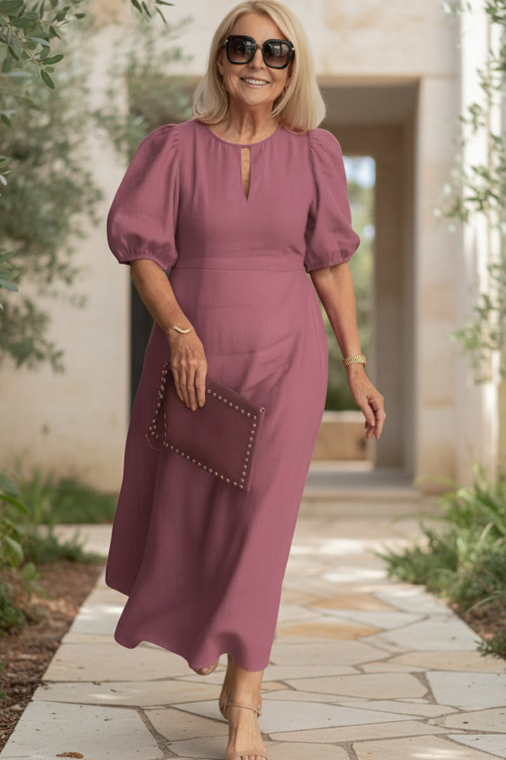Angela | Elegantní Maxi Šaty zakrývající břicho