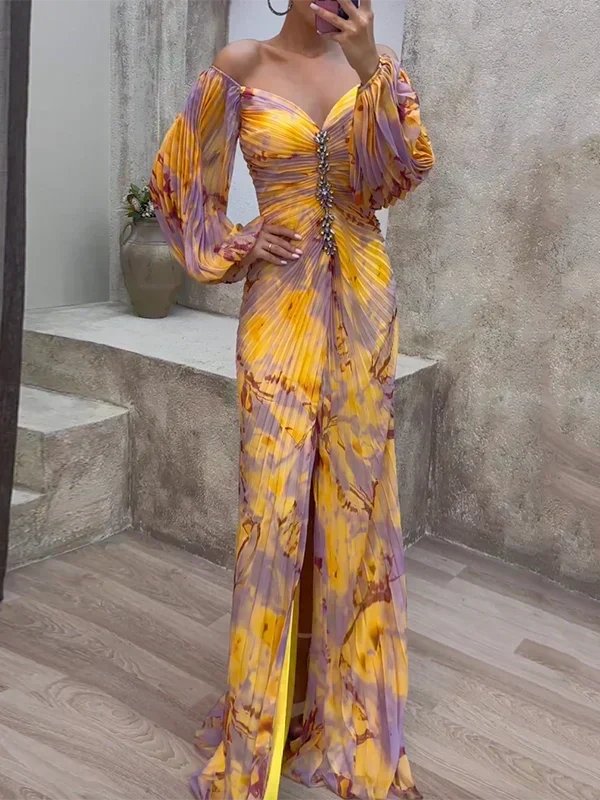 Maili Elegantní Maxi Šaty