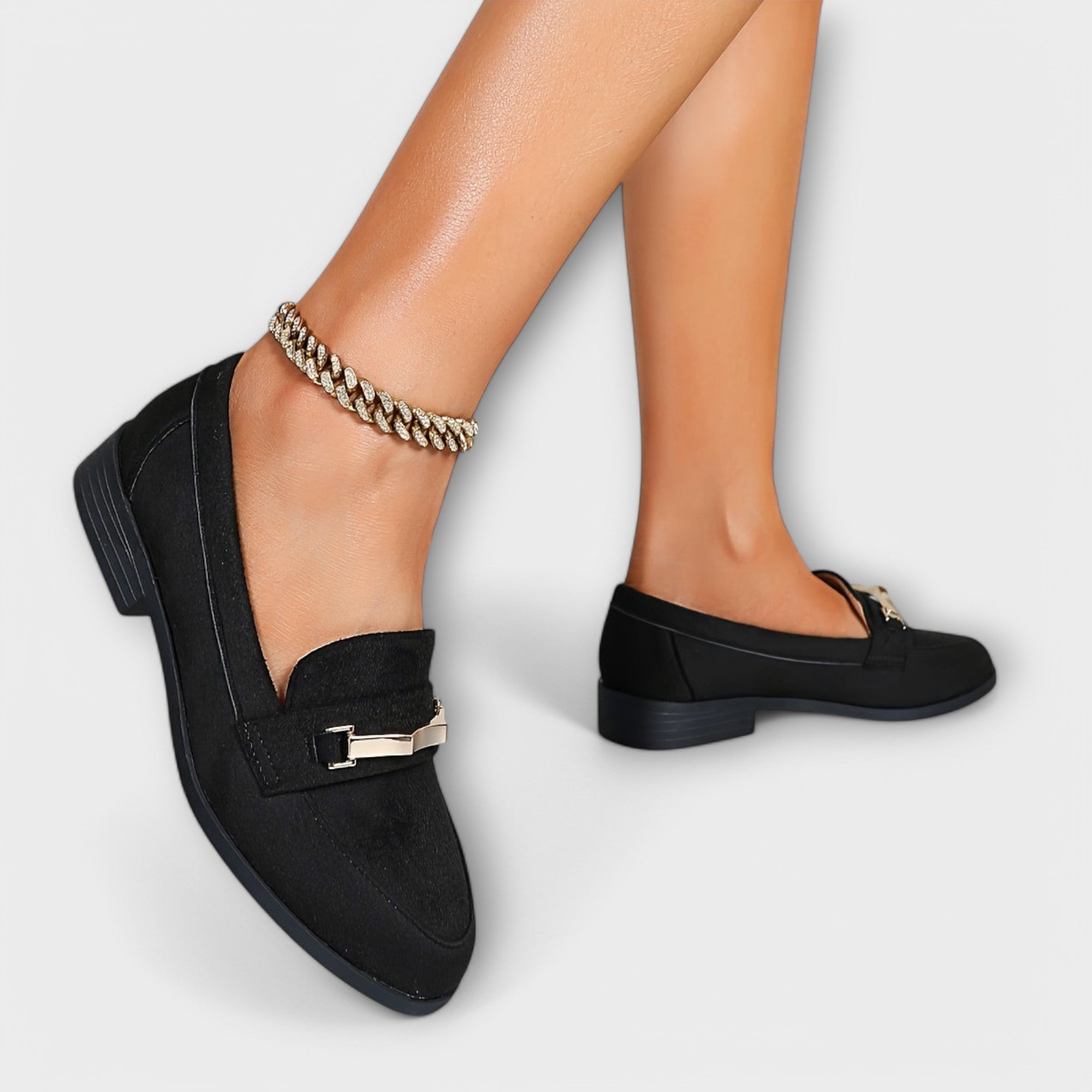 Monica - Flanelové Mokasíny