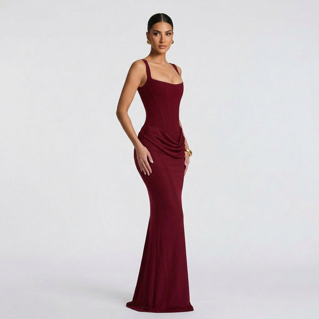 Maria - Elegantní Maxi Šaty