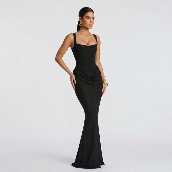 Maria - Elegantní Maxi Šaty