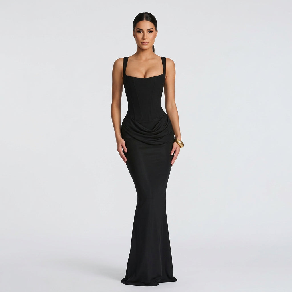 Maria - Elegantní Maxi Šaty