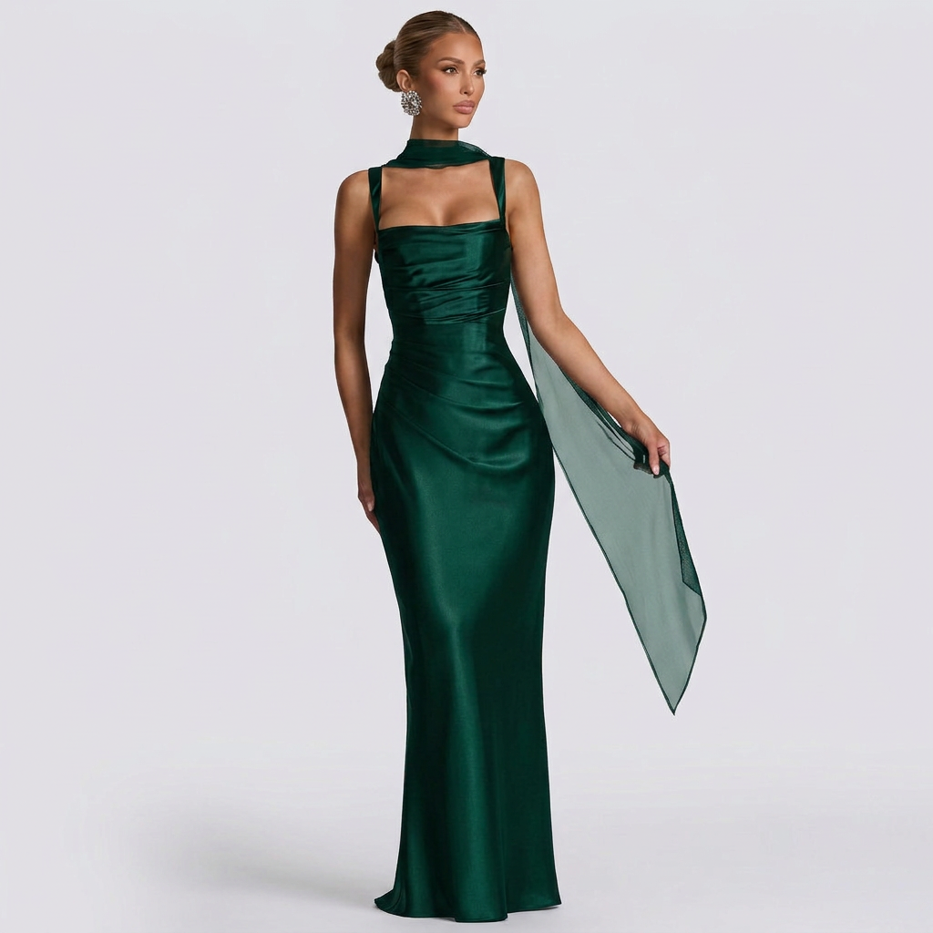 Luana - Elegantní Maxi Šaty