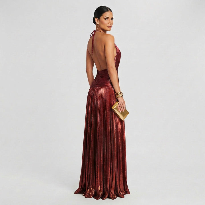 Sara - Elegantní Maxi Šaty
