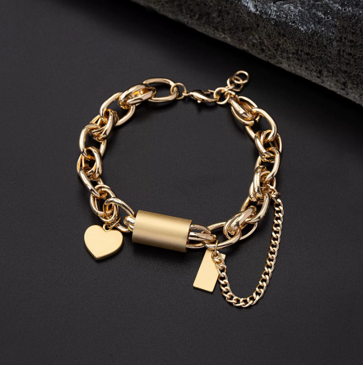 Heartened Chunky Bracelet | Arany