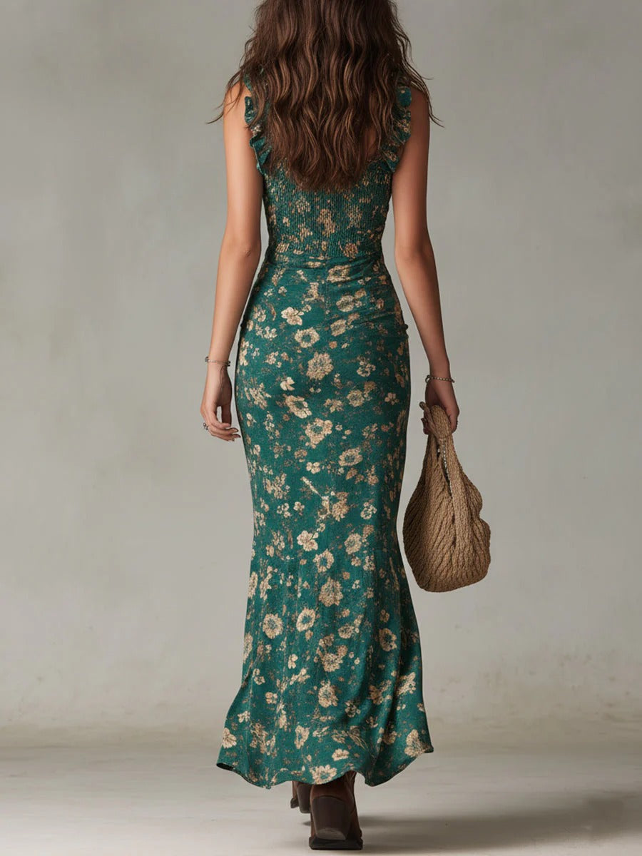 Zara | Maxi Boho Retro Šaty